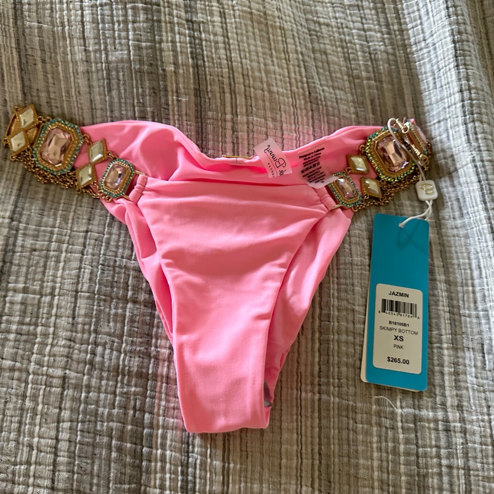 Beach Bunny Jazmin pink xs bottom